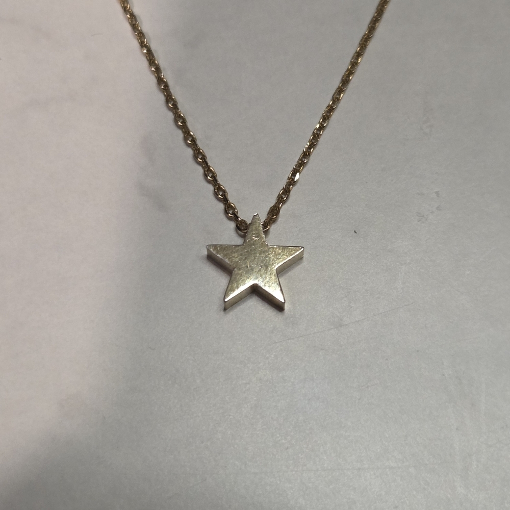 Gold Star Pendant Necklace